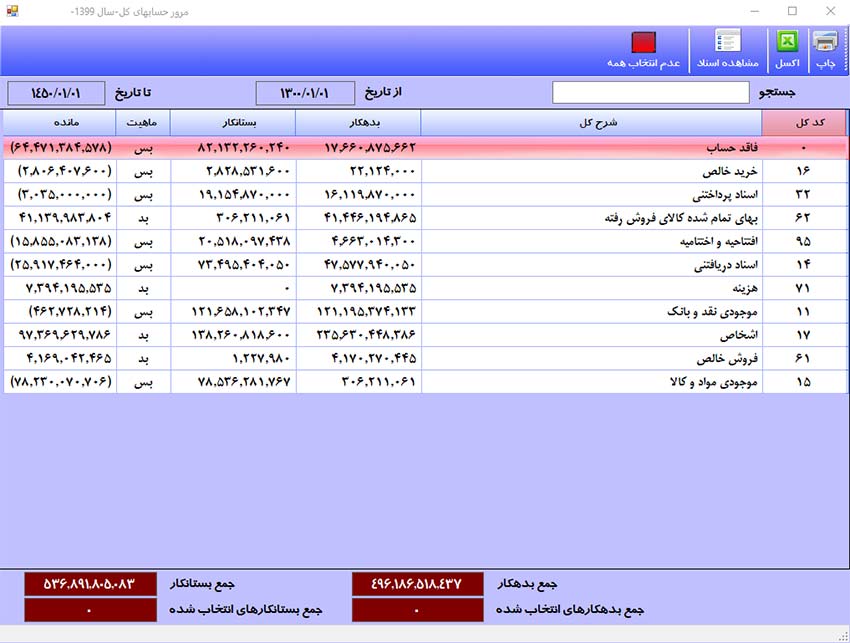 نرم افزار مالی
