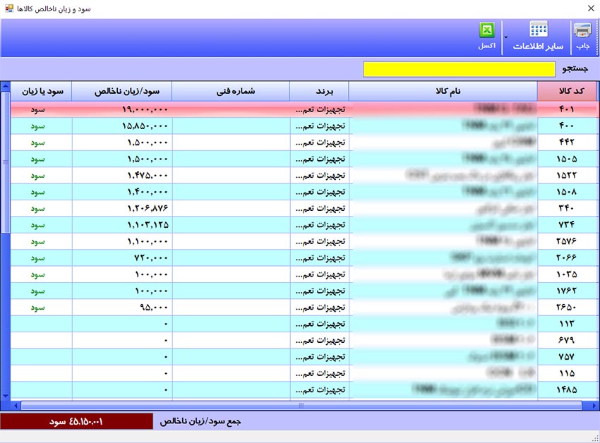 برنامه حسابداری رایگان